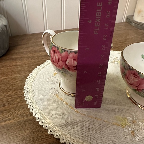 Royal Standard Rose of Sharon Creamer and Sugar Bowl Bone China Set - England - Picture 8 of 10